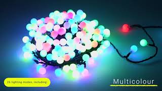 200 Multicolour LED Berry Lights cw Remote Control [upl. by Sharl627]