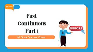 Past Continuous of verbs ending in ώ  Ellinomatheia B1 [upl. by Asilrak688]