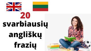 Išmok 20 svarbiausių angliškų frazių [upl. by Boni]