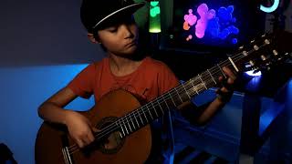 Fernando Sor Etude No2 op60  Yamaha CGS103A guitar [upl. by Nylime]