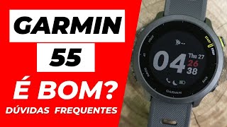 Garmin Forerunner 55 é Bom AINDA 17 dúvidas frequentes [upl. by Marv]