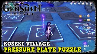 Genshin Impact Koseki Village Pressure Plate Puzzle on Seirai Island [upl. by Littell]