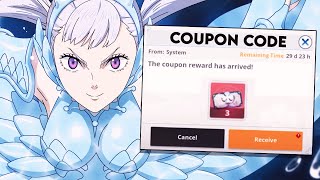 NEW TICKET CODE How Many F2P Tickets Did We Get for Valkyrie Noelle  Black Clover Mobile [upl. by Goodman747]