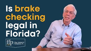 Is brake checking legal in Florida [upl. by Able]