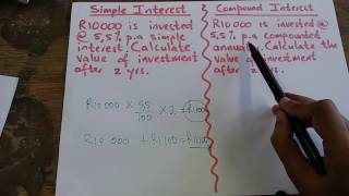 How To Calculate Simple and Compound Interest [upl. by Demetris]