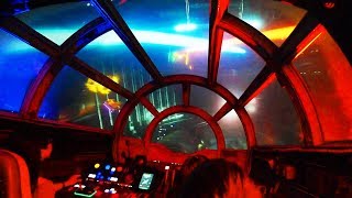 Millennium Falcon Smugglers Run FULL RIDE  Walt Disney World [upl. by Blunt]