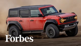 The 95000 Ford Bronco Raptor Does OffRoading In Style  Cars amp Bikes  Forbes [upl. by Anawahs]