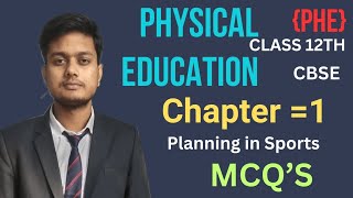 Planning in sports chapter 1 class 12 physical education mcq  Planning in sports mcq  Class 12 [upl. by Kacie250]