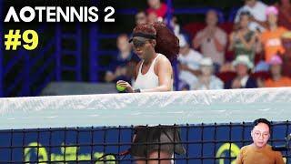 Osaka vs Martic  AO TENNIS 2 Simulation Gameplay 9 wCommentary [upl. by Atalya]