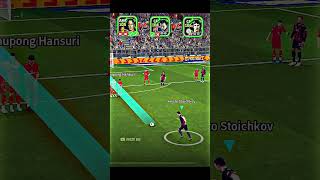 Epic Cruyff Vs Totti Vs Stoichkov CurlFree kick stunning shot Challenge efootball efootball2025 [upl. by Esele633]