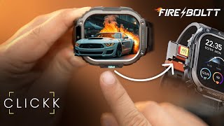 FIREBOLT CLICKK💥SMARTWATCH⚡️UNBOXING amp REVIEW [upl. by Layman]