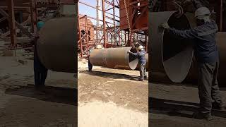 LIEBHERR CRANE LTM 1220 Pipe Lifting viral youtubeshorts trending [upl. by Killy]