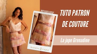 Comment Coudre la Mini Jupe Grenadine  🍒 Tuto Couture Facile [upl. by Derreg]