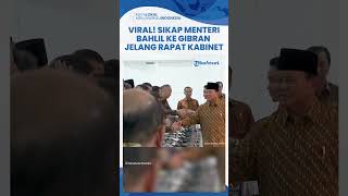 Detikdetik Menteri ESDM Bahlil Nyaris Cium Tangan Gibran Jelang Rapat Kabinet Perdana [upl. by Mariellen]