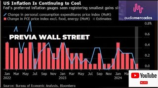 PCE deflactor en directo indicador favorito de la FED para medir la inflación WallStreet 3110quot [upl. by Atteyram348]