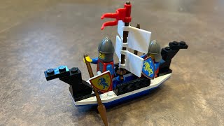 Building LEGO 6017 Ship King’s Oarsmen 1987 [upl. by Wennerholn283]