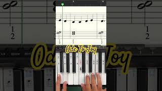 Ode To Joy piano sheetmusic music [upl. by Sinnaoi901]