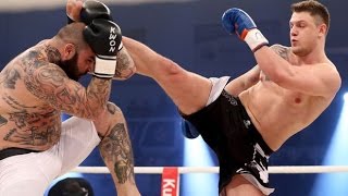 Michael Smolik vs David Trallero  KickBoxen WM Titel Kampf [upl. by Mosora]