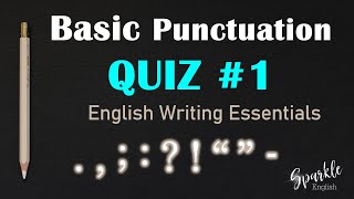 Basic Punctuation Rules PRACTICE and QUIZ Correct the Basic Punctuation Errors in 25 sentences [upl. by Acinorav]