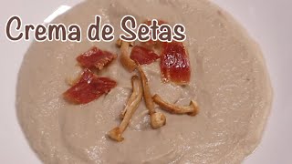 CREMA DE SETAS en MONSIEUR CUISINE Mambo y Thermomix [upl. by Stefanac]