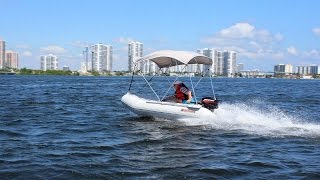 11 Extra Wide Boats  Saturn Inflatable Boat SD330W with 15HP outboard motor [upl. by Magel104]