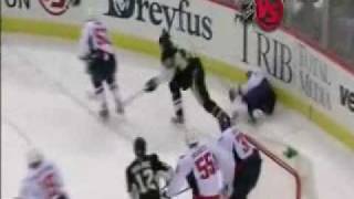 Evgeni Malkin levels Alex Ovechkin [upl. by Glover800]