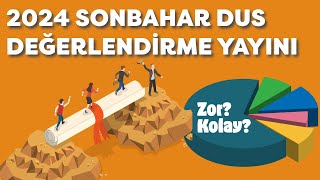 2024 Sonbahar DUS Değerlendirmesi  TıpdemyDUSdemy [upl. by Edylc600]