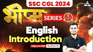 SSC CGL 2024  SSC CGL English Classes By Shanu Sir  Syllabus Introduction [upl. by Guenna]