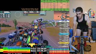 Zwift Cycling Workout Live Stream 4092024 zv [upl. by Ssegrub]