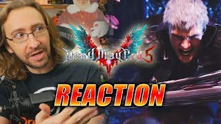 MAX REACTS Devil May Cry 5  New GameplayMusic Trailer [upl. by Aisyat]