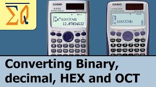 Casio Fx115es Casio Fx991es converting Binary Decimal hexadecimal and Octal [upl. by Silvain920]