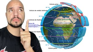 Circulação geral da atmosfera e furacões tornados e tufões aula completa  Ricardo Marcílio [upl. by Pappano]