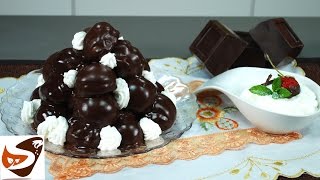 Profiterol al cioccolato semplice e buonissimo  dolci profiteroles recipe [upl. by Silyhp]