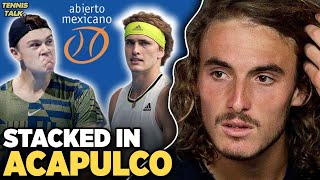 Tsitsipas amp Zverev Clash in Stacked Draw at Acapulco 2024  Tennis News [upl. by Eimor915]