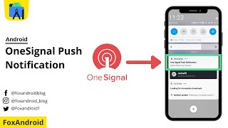 OneSignal Push Notification  Android Studio Tutorial  Firebase Cloud Messaging with OneSignal [upl. by Hilario978]