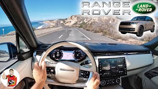 The 2022 Land Rover Range Rover Takes Command of Every Road POV Drive Review [upl. by Kinna]