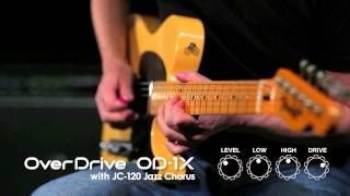 BOSS OD1X Overdrive Demonstration BOSS Sound Check [upl. by Mylor]