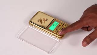 Baijnath Premnath Pocket Scale  200g x 001g Ideal for Jewelry and Lab Use  Golden Edition [upl. by Kylynn]