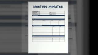 Templates Meeting Minutes Template  Best Meeting Minutes Template [upl. by Adaurd]