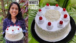 White Forest Cake Without Oven  എളുപ്പത്തിൽ ഒരു White Forest കേക്ക്  White Forest Cake Recipe [upl. by Loomis]