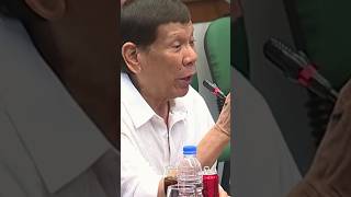 DUTERTE to HONTIVEROS  You are trying to pin me down in this hearing news newsupdate [upl. by Ettenyl]