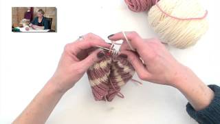 Knitting Help  Clean Stripes in Ribbing [upl. by Acimehs964]