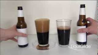 Beer in a LiquiGlide Coated Glass [upl. by Sadirah]