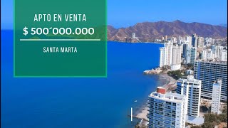 SANTA MARTA  Apto en Venta  con vista al mar [upl. by Annatnas]