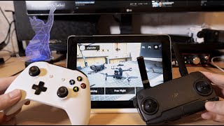 Fly with xBox controller in DJI FPV Virtual Flight Drone Simulator [upl. by Ecadnak]