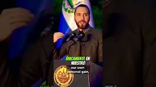 Escucha lo último que va a de decir el presidente Nayib Bukele 👏🏻💙 [upl. by Lessard]