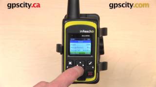 DeLorme inReach SE Settings Menu with GPS City [upl. by Atteynot585]