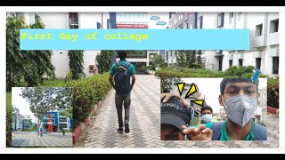 First day of college  Brainware university  vlog5 [upl. by Dorran]