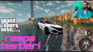 BEAM NG DRIVE GTA V RAMPA TESTLERİ BÖLÜM 6 [upl. by Trici]