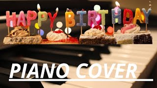 Happy Birthday on Piano with chord [upl. by Sices539]